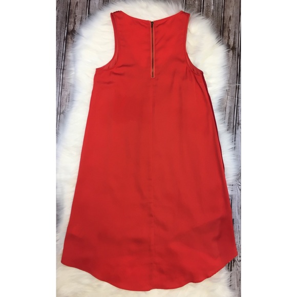 UO Silence + Noise Silky Ruffle Front Dress XS | (1099-B10) - Picture 7 of 7